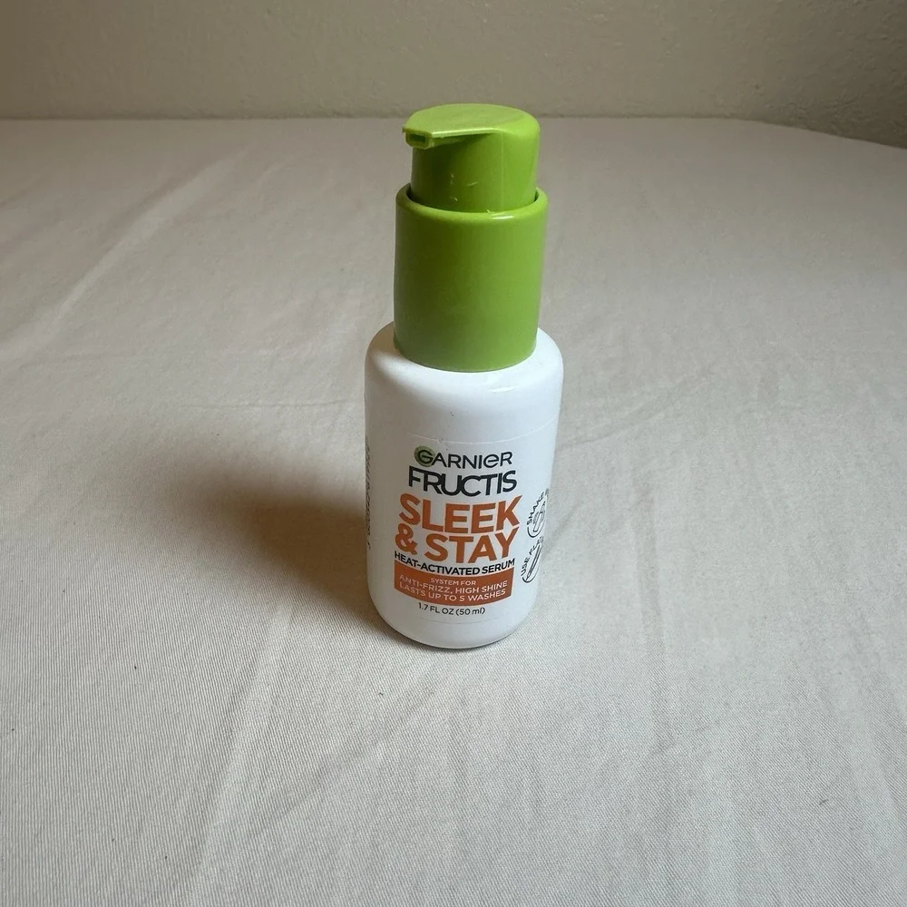 Garnier Fructis Sleek and Shine Stay Hair Serum for Frizzy, Dry FULL, not sealed